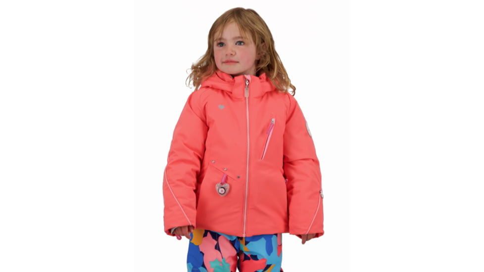 Obermeyer Cara Mia Jacket - Girls, Wild Coral, 2, 51074-21033-2