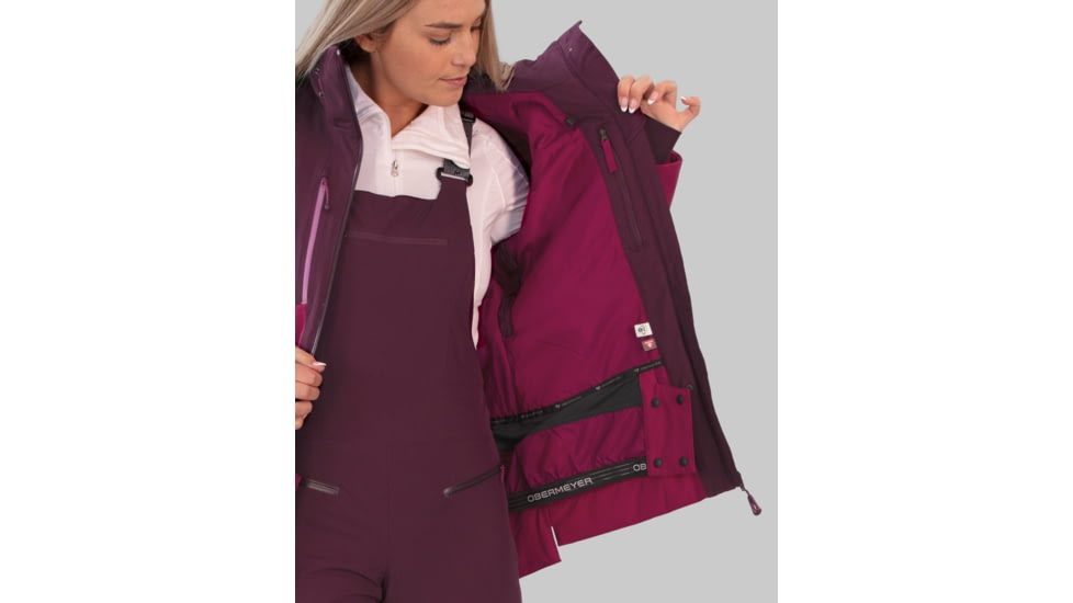 Obermeyer Cecilia Jacket - Womens, 18 US, Reign Check, 11161-22079-18