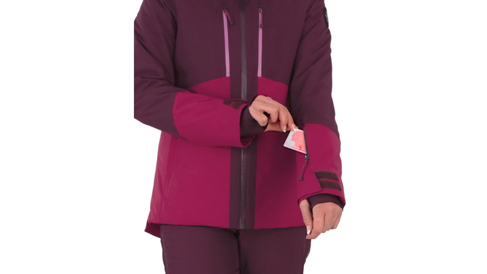 Obermeyer Cecilia Jacket - Womens, 12 US, Reign Check, 11161-22079-12