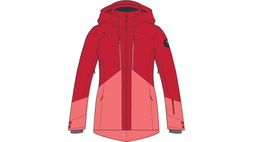 Obermeyer Cecilia Jacket - Womens, Read My Lips, 8, 11148-21044-8