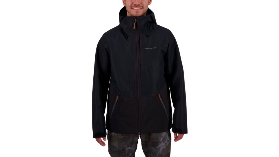 Obermeyer Chandler Shell Jacket - Mens, Black, Large, 22091-BLACK-L