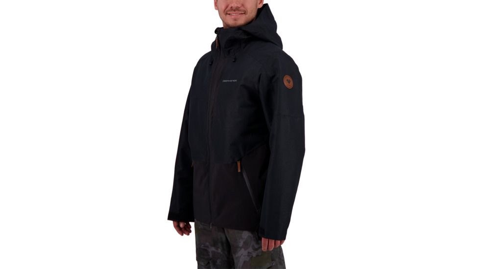 Obermeyer Chandler Shell Jacket - Mens, Black, Large, 22091-BLACK-L