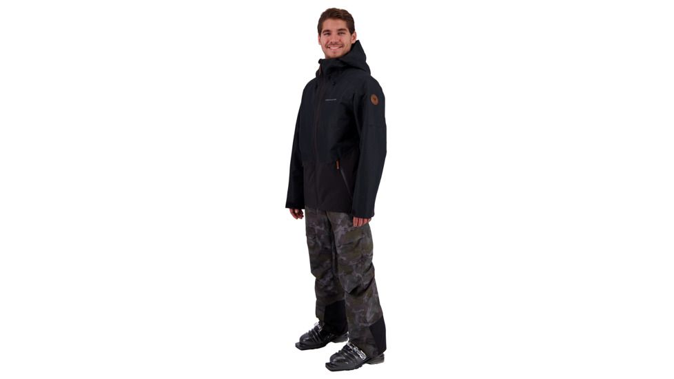 Obermeyer Chandler Shell Jacket - Mens, Black, Large, 22091-BLACK-L