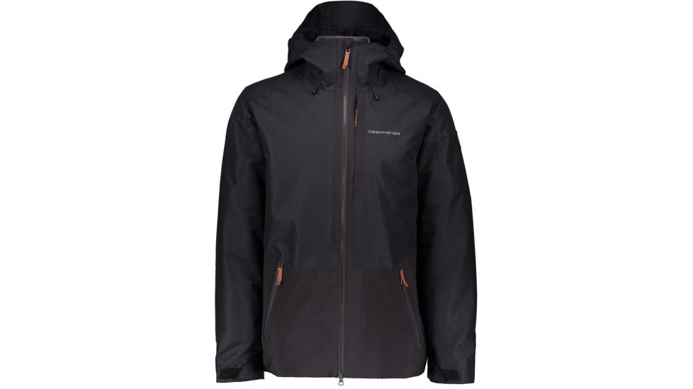 Obermeyer Chandler Shell Jacket - Mens, Black, Large, 22091-BLACK-L