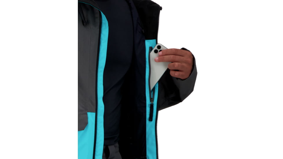 Obermeyer Chandler Shell Jacket - Mens, Coal, Large, 22025-20004-L