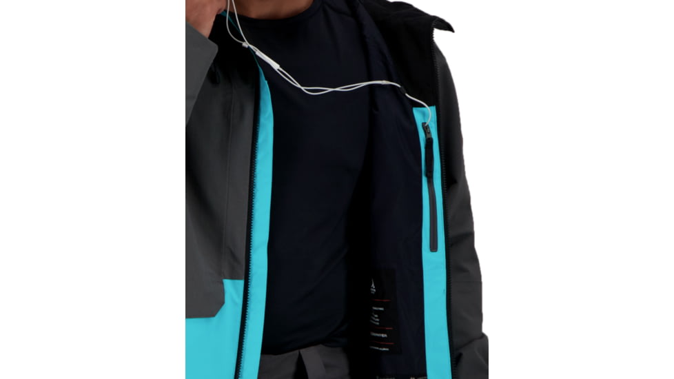 Obermeyer Chandler Shell Jacket - Mens, Coal, Large, 22025-20004-L