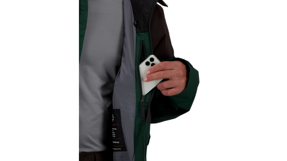 Obermeyer Chandler Shell Jacket - Mens, Leather, Medium, Tall, 22025-21019-MT