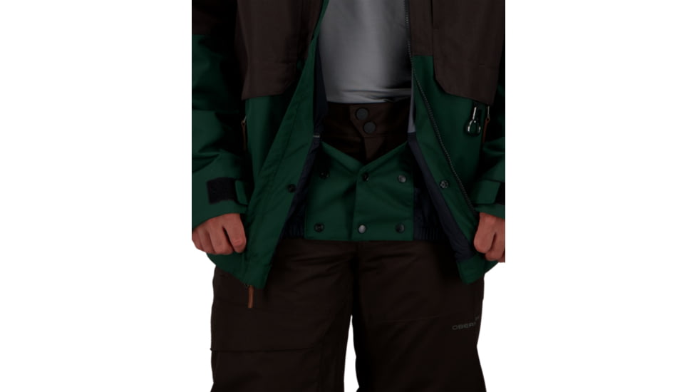 Obermeyer Chandler Shell Jacket - Mens, Leather, Medium, Tall, 22025-21019-MT