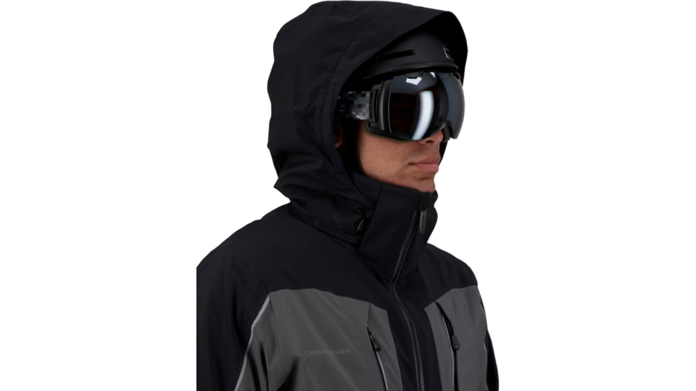 Obermeyer Charger Jacket - Men's, Small, Regular, Black, 21117-16009-S
