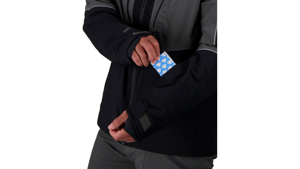 Obermeyer Charger Jacket - Men's, Small, Regular, Black, 21117-16009-S