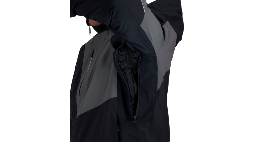 Obermeyer Charger Jacket - Men's, Small, Regular, Black, 21117-16009-S