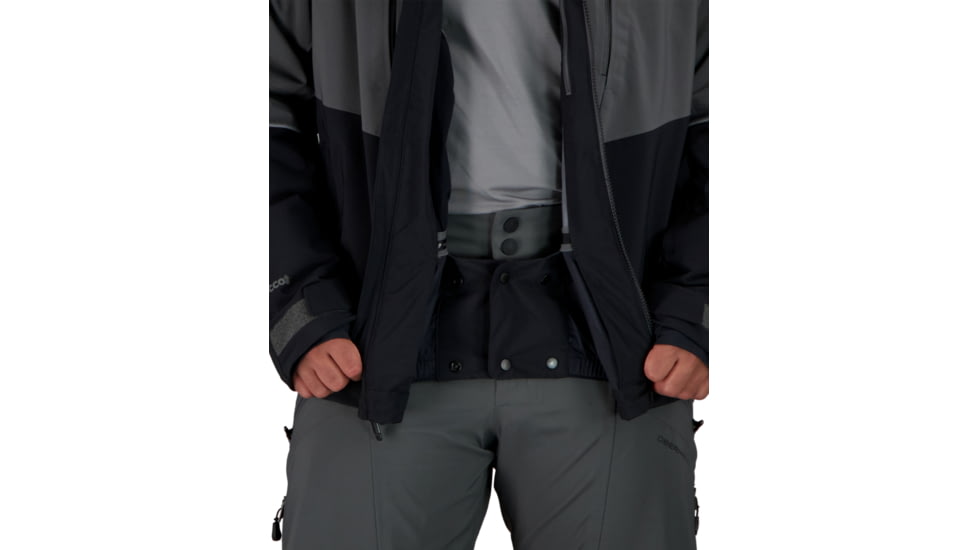 Obermeyer Charger Jacket - Men's, Small, Regular, Black, 21117-16009-S