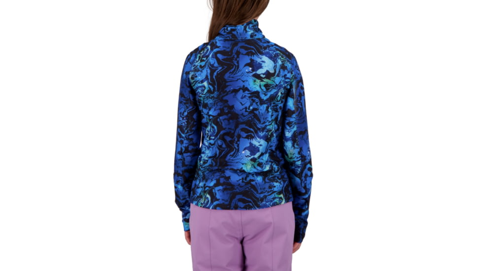 Obermeyer Clara 1/4 Zip Top - Girls, Space Out, Medium, 39010-21163-M