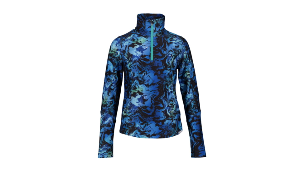 Obermeyer Clara 1/4 Zip Top - Girls, Space Out, Medium, 39010-21163-M