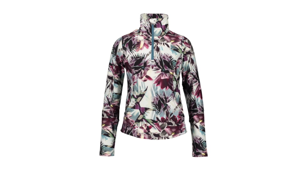 Obermeyer Clara 1/4 Zip Top - Girls, Sugar&amp;Spikes, Medium, 39010-21176-M