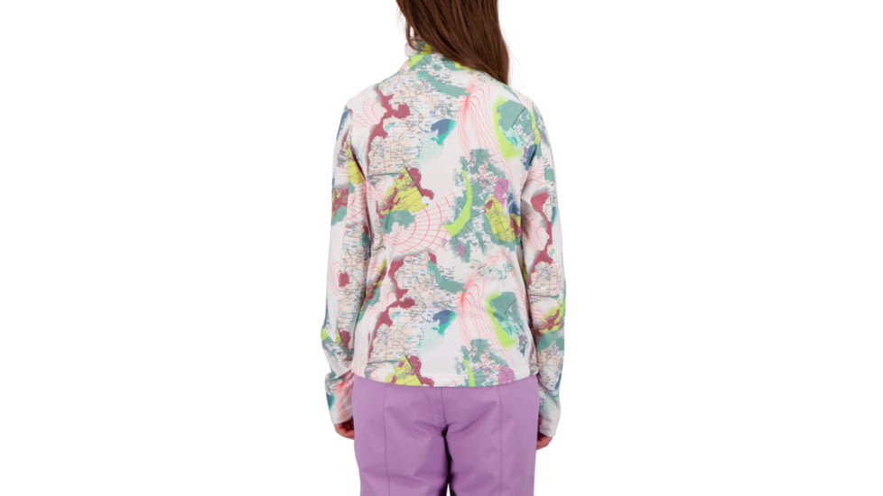 Obermeyer Clara 1/4 Zip Top - Girls, Uncharted, Large, 39010-21136-L