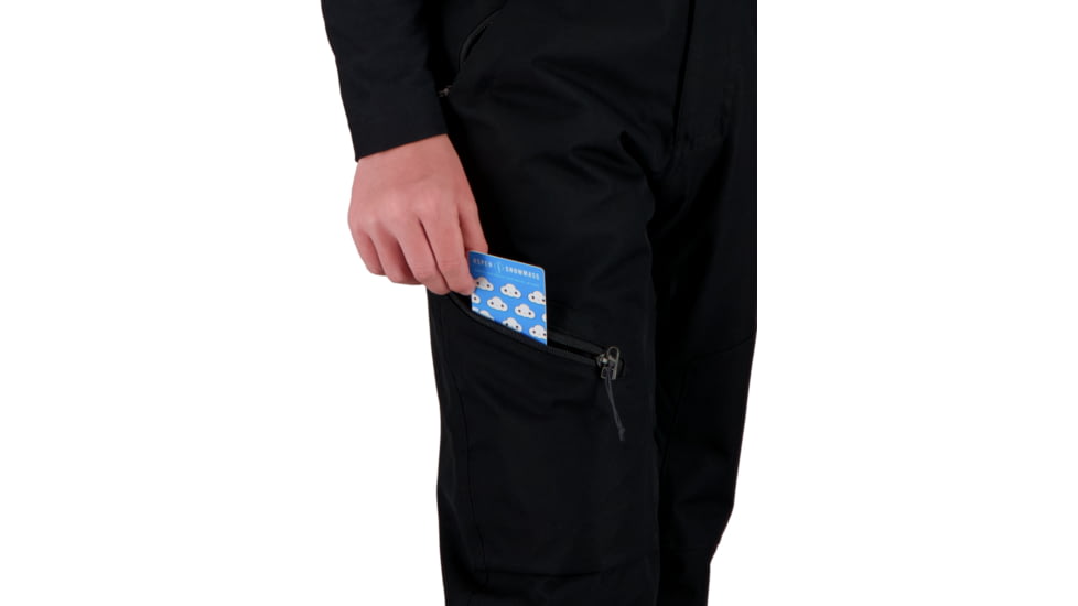 Obermeyer Connor Bib Pant - Boys, Black, Extra Large, 45017-16009-XL