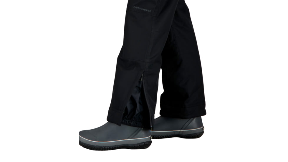 Obermeyer Connor Bib Pant - Boys, Black, Extra Large, 45017-16009-XL