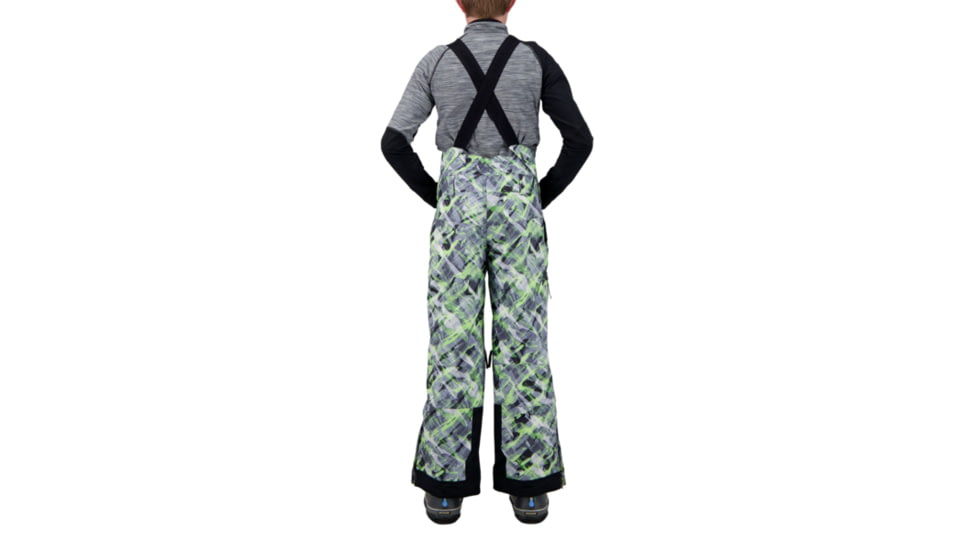 Obermeyer Connor Bib Pant - Boys, Carbon Camo, Extra Large, 45017-21184-XL