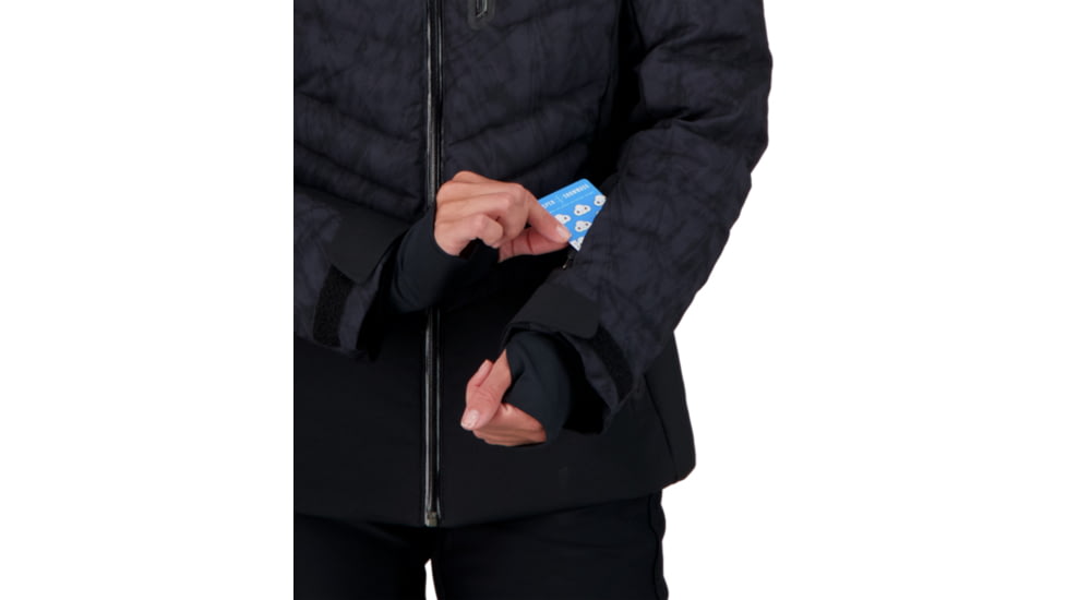 Obermeyer Cosima Down Jacket - Womens, Black Ice, 12, 11173-21111-12