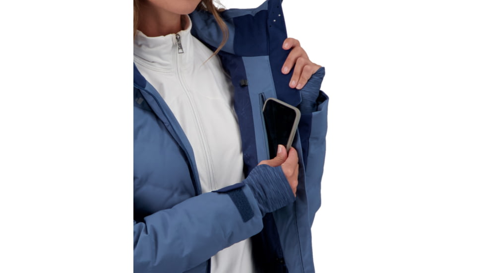 Obermeyer Cosima Down Jacket - Womens, Blue Ash, 16, 11173-21168-16