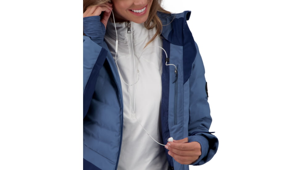 Obermeyer Cosima Down Jacket - Womens, Blue Ash, 16, 11173-21168-16