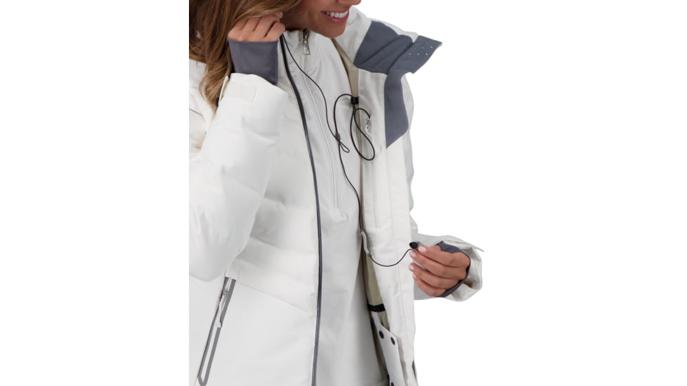 Obermeyer Cosima Down Jacket - Women's, 10 US, White, 11168-16010-10
