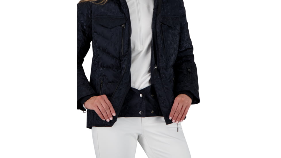 Obermeyer Devon Down Jacket - Womens, Black Frost, 14 Petite, 11139-21024-14P