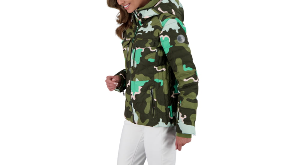 Obermeyer Devon Down Jacket - Womens, Jasmint Camo, 6 Petite, 11139-21129-6P