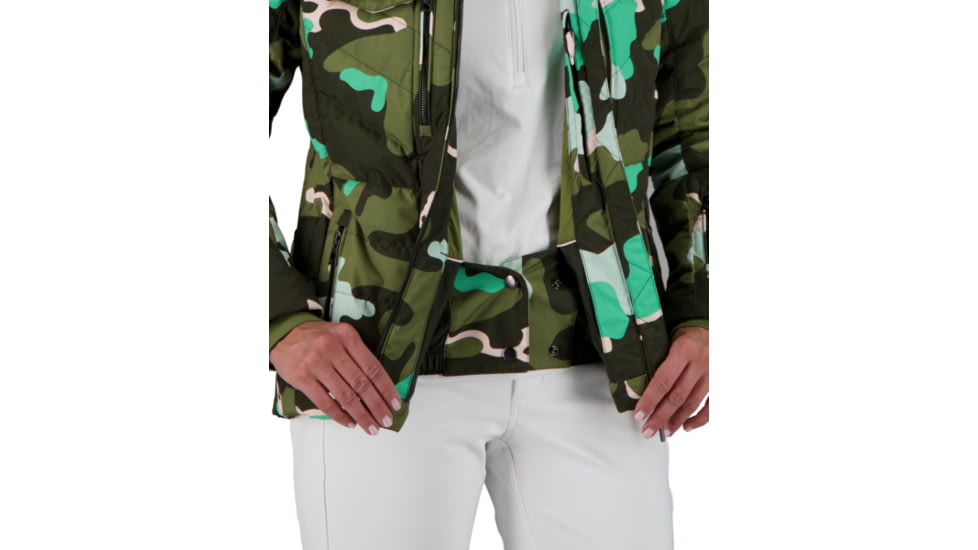 Obermeyer Devon Down Jacket - Womens, Jasmint Camo, 6 Petite, 11139-21129-6P