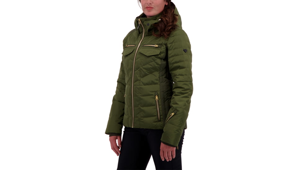 Obermeyer Devon Down Jacket - Womens, Military Time, 10, 11085-MILITARY TIME-10