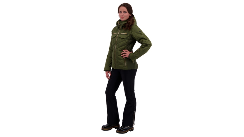 Obermeyer Devon Down Jacket - Womens, Military Time, 10, 11085-MILITARY TIME-10