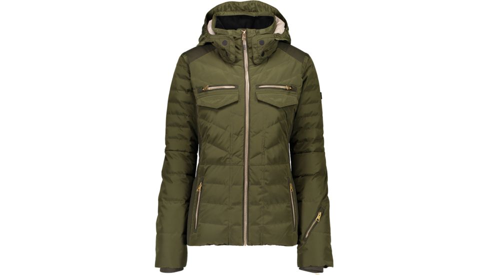 Obermeyer Devon Down Jacket - Womens, Military Time, 10, 11085-MILITARY TIME-10