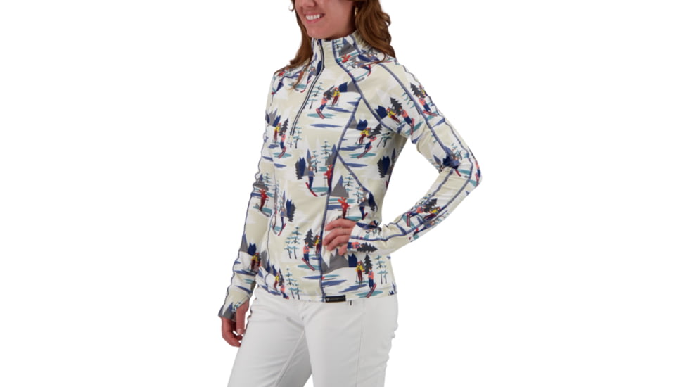 Obermeyer Discover 1/4 Zip Top - Womens, Alpine Time, Extra Small, 19033-21113-XS