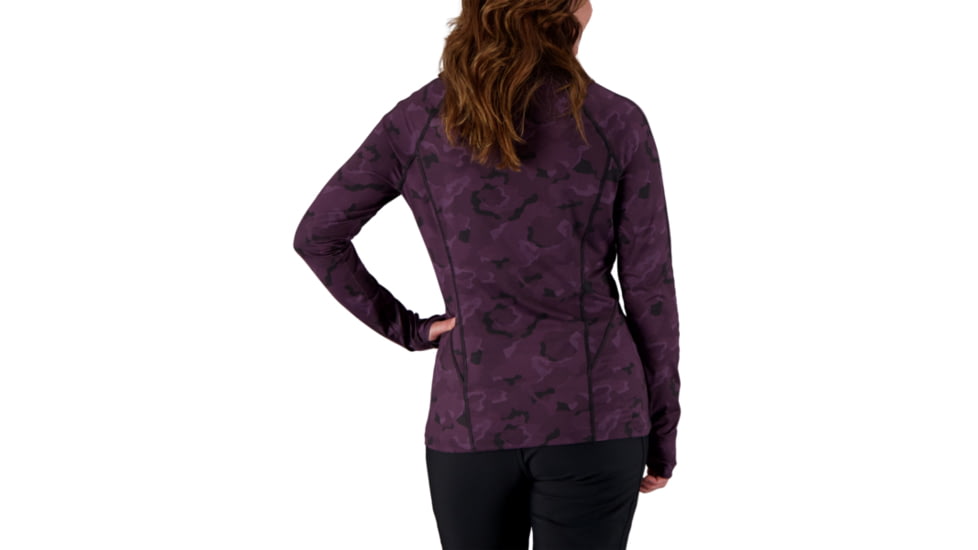 Obermeyer Discover 1/4 Zip Top - Womens, Magnetic Camo, Large, 19033-21158-L