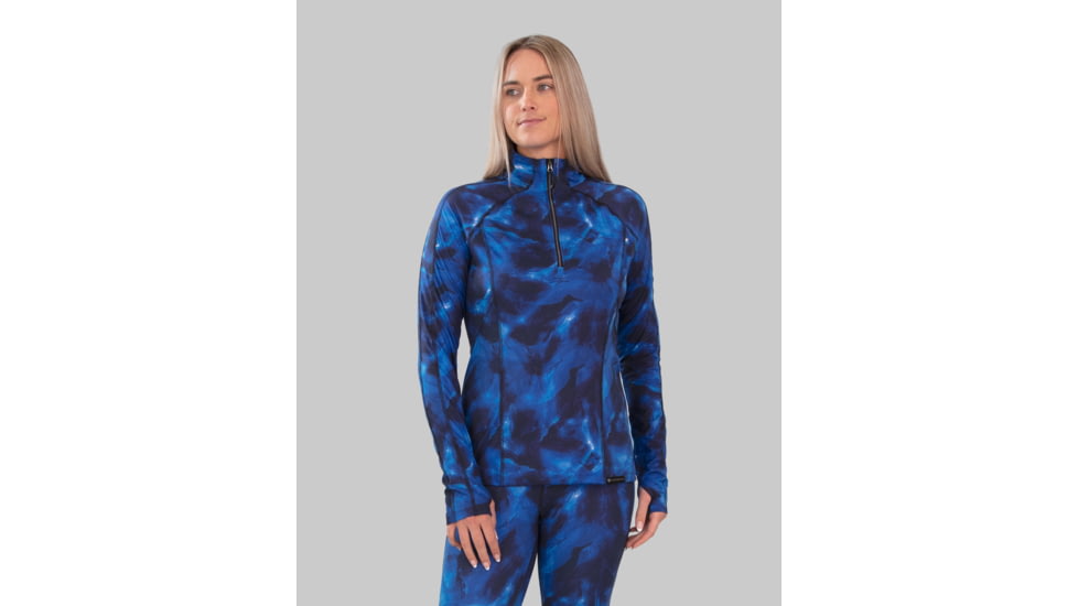 Obermeyer Discover 1/4 Zip Top - Womens, Marianas, L, 19033-22169-L