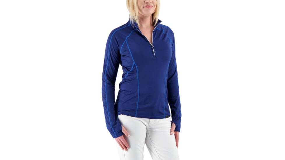 Obermeyer Discover 1/4 Zip Top - Womens, Navy, Large, 19033-20167-L