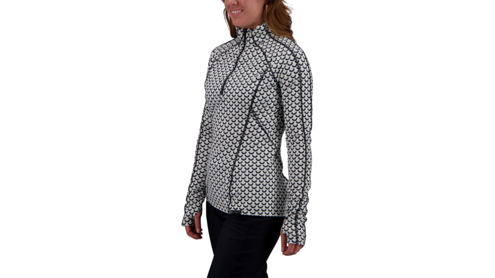 Obermeyer Discover 1/4 Zip Top - Womens, NomeS Geo, Small, 19033-21121-S