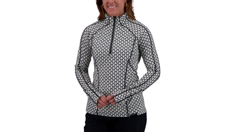 Obermeyer Discover 1/4 Zip Top - Womens, NomeS Geo, Small, 19033-21121-S