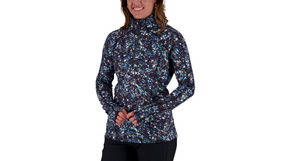Obermeyer Discover 1/4 Zip Top - Womens, Supernova, Small, 19033-21114-S