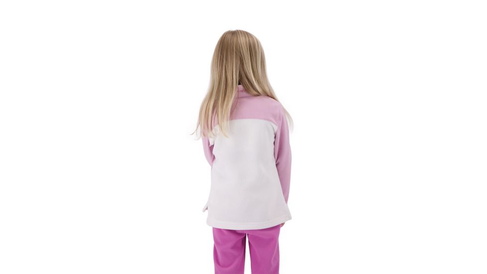 Obermeyer Dream On Fleece Top - Girls, White, Extra Small, 57027-WHITE-XS