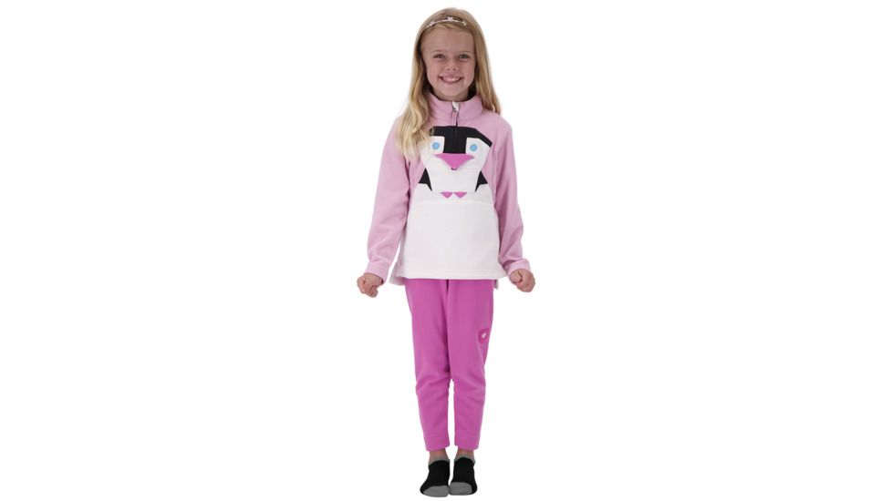 Obermeyer Dream On Fleece Top - Girls, White, Extra Small, 57027-WHITE-XS
