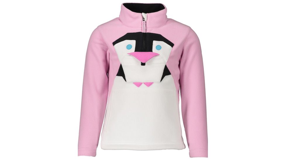 Obermeyer Dream On Fleece Top - Girls, White, Extra Small, 57027-WHITE-XS