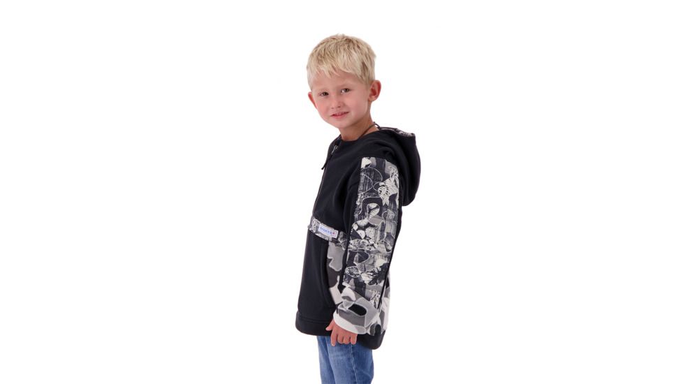 Obermeyer Dyno Fleece Pullover - Boys, Black, Medium, 67023-BLACK-M