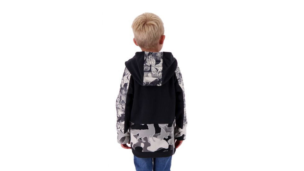 Obermeyer Dyno Fleece Pullover - Boys, Black, Medium, 67023-BLACK-M