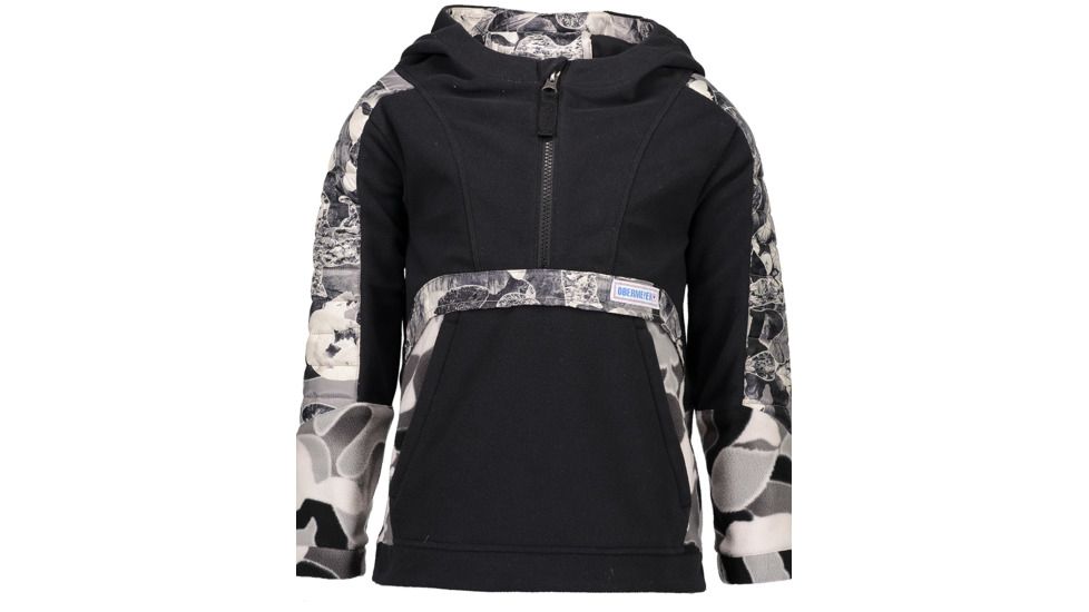 Obermeyer Dyno Fleece Pullover - Boys, Black, Medium, 67023-BLACK-M