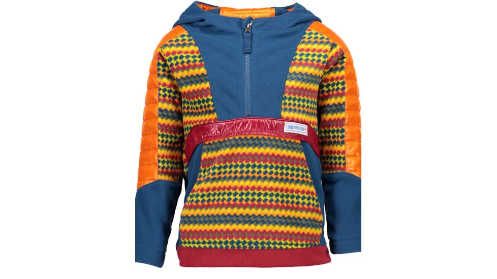 Obermeyer Dyno Fleece Pullover - Boys, Retro Geo, Medium, 67023-RETRO GEO-M