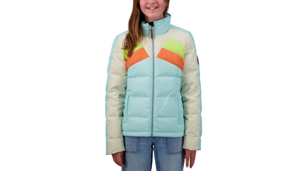 Obermeyer Ember Down Jacket - Girls, Clearwater, Small, 34006-21060-S