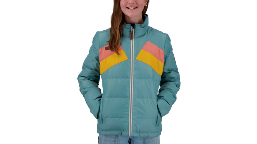 Obermeyer Ember Down Jacket - Girls, Horizon, Medium, 34006-21161-M