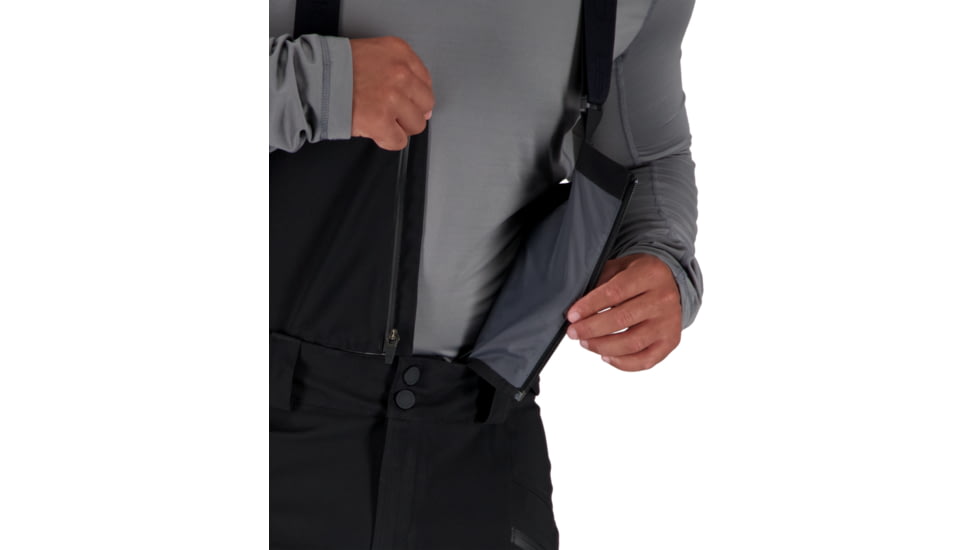 Obermeyer Fairweather Shell Bib Pant - Mens, Black, Medium, 25079-16009-M